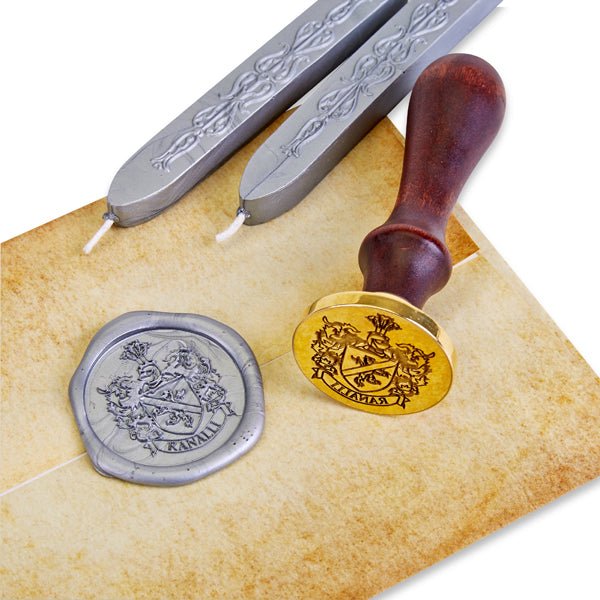 Custom Wax Seal Stamp Sealing Wax Stamp Custom Stamp Family Coat