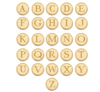  Single Initial Seal Stamp Kit with Brown Wood Handle and Red Gold and Black Sealing Wax - Nostalgic Impressions