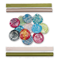 Marbled Premium Glue Gun Sealing Wax Half Sticks - Nostalgic Impressions
