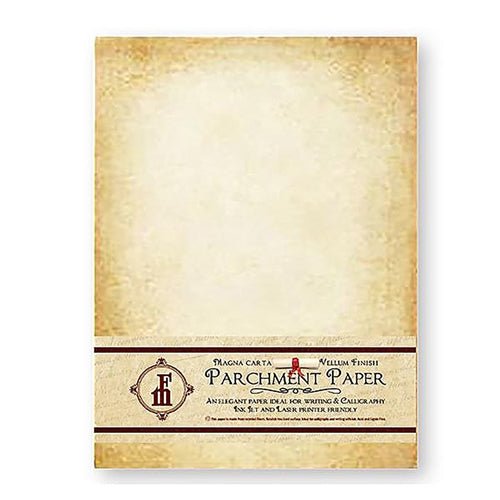 Aged Parchment Stationery Paper - 8.5x11"-20/PK - Nostalgic Impressions