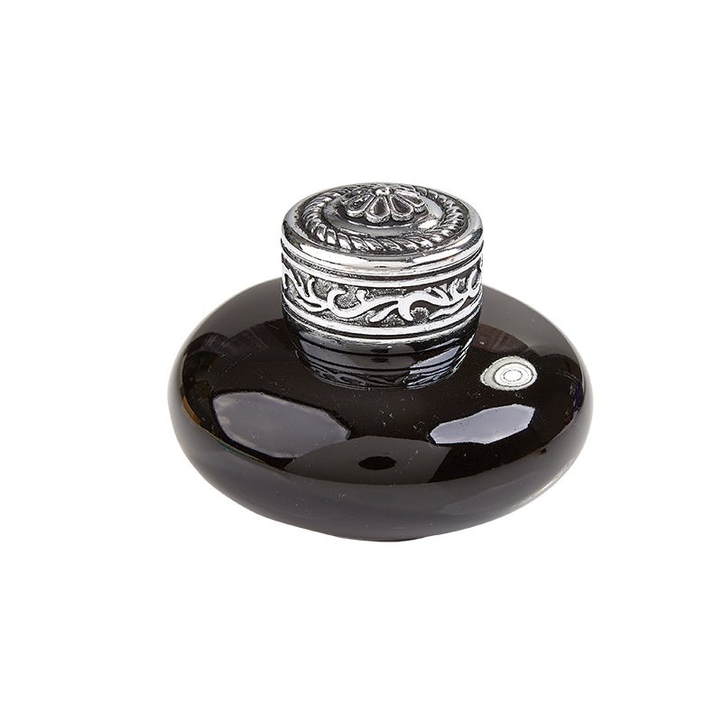 Ceramic Inkwells with Silver Metal Screwtop - Nostalgic Impressions