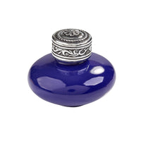 Ceramic Inkwells with Silver Metal Screwtop - Nostalgic Impressions