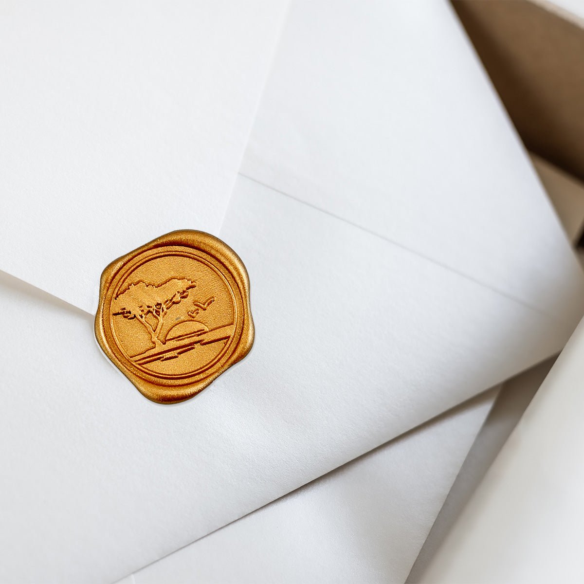 Peel and Stick Wax Seal #5 – Paperlux Fine Stationery