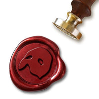 Phantom of the Opera Mask Wax Seal Stamp with Rosewood Wood Handle # 4915CD - Nostalgic Impressions