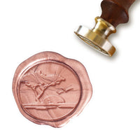 Lake Scene Wedding Wax Seal Stamp with choice of Handle #9901 - Nostalgic Impressions