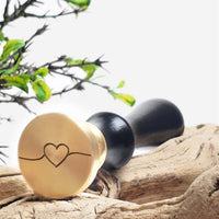 Trailing Heart Wax Seal Stamp with  - 1" die - Nostalgic Impressions