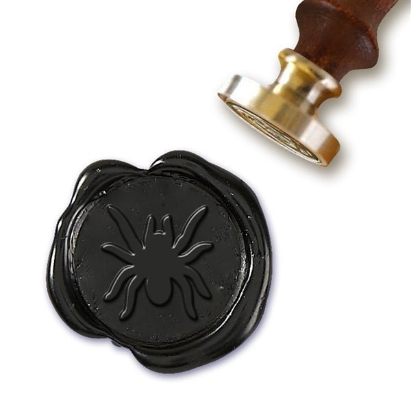 Spider Wax Seal Stamp with Rosewood Wood Handle #D741CD - Nostalgic Impressions