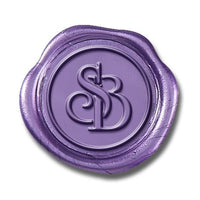 Intertwined Monogram Adhesive Wax Seals University LS245UN Bundle with Stamp - Nostalgic Impressions