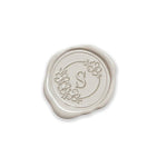 Penelope Initial Wedding Monogram Adhesive Wax Seals #9001 Bundle with Stamp - Nostalgic Impressions