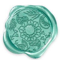 Floralicious Wedding Motif Adhesive Wax Seals #8017 - Nostalgic Impressions