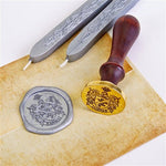 Family Crest or Clan Badge Custom Wax Seal Stamp from your Art! - Nostalgic Impressions