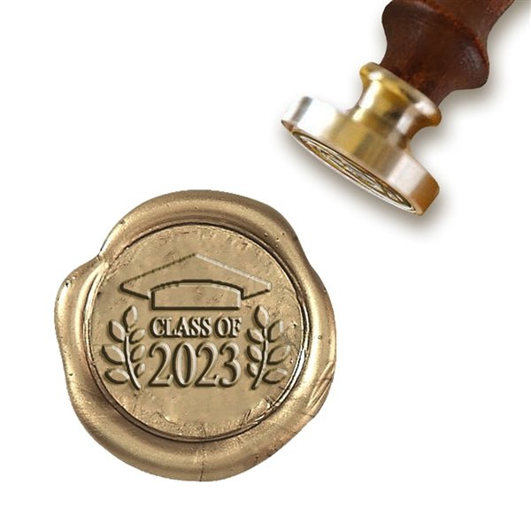 Graduation Class of 2023 Wax Seal Stamp with Rosewood Wood Handle #R899 - Nostalgic Impressions