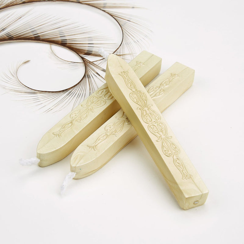 Lemon Pearl Flexible Premium Sealing Wax-Pack of 3 sticks - Nostalgic Impressions