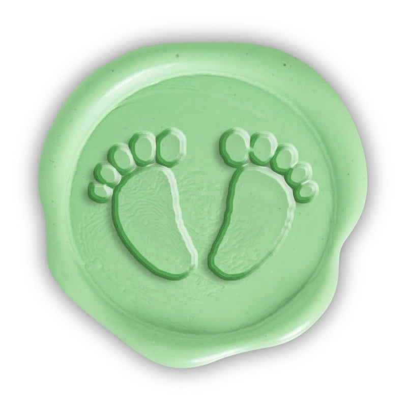 Baby Feet Adhesive Wax Seals #3910 - Nostalgic Impressions