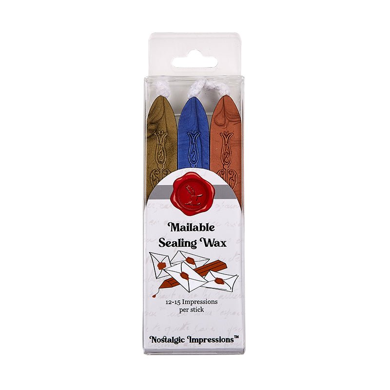 Flexible Letter Sealing Wax - Popular Color Tri-Packs - Nostalgic Impressions