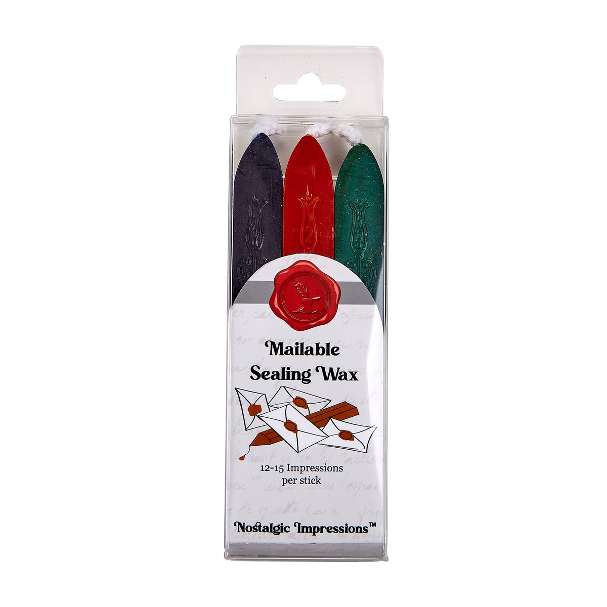 Flexible Letter Sealing Wax - Popular Color Tri-Packs - Nostalgic Impressions