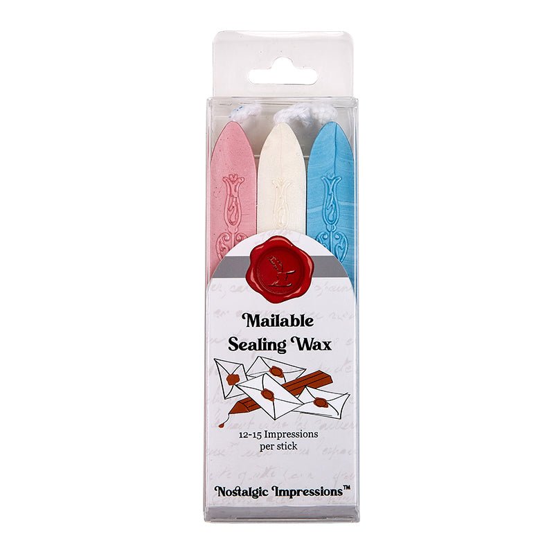 Flexible Letter Sealing Wax - Popular Color Tri-Packs - Nostalgic Impressions