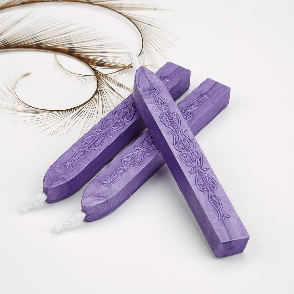 Lilac Glue Gun Sealing Wax Sticks - Flexible & Mailable