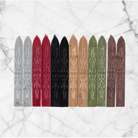 Gothic Premium Sealing Wax Assortment 12PK Saver Pack- Flexible & Mailable - Nostalgic Impressions