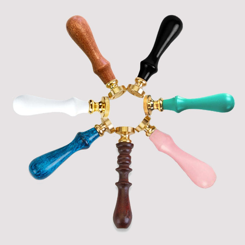 Multicolored Wood Handles - 3" Tall - Nostalgic Impressions
