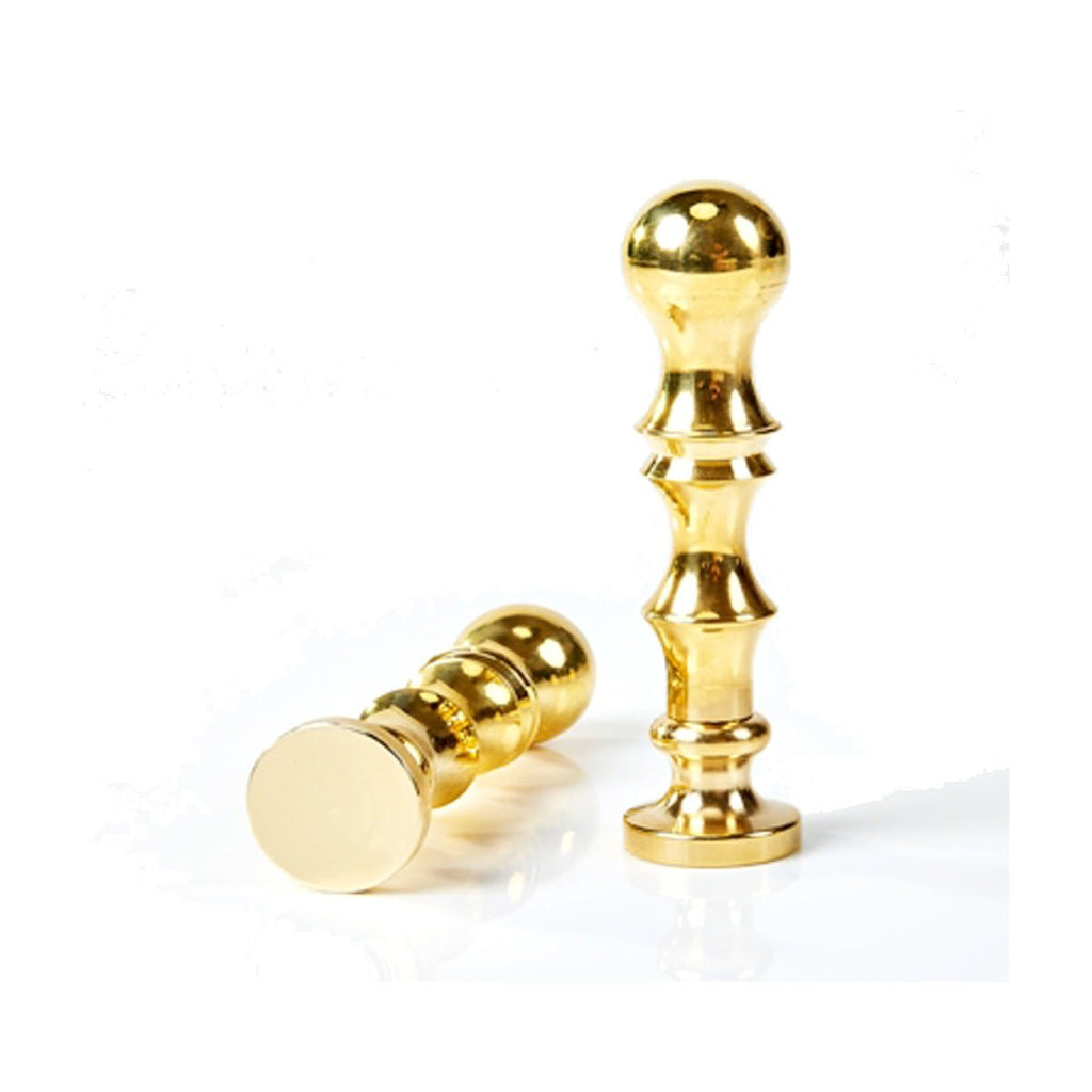 Solid Brass Superior Deluxe Handle - 3 1/2" tall - Nostalgic Impressions
