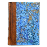 Italian Leather Wrap Journal with Ink, Nibs and Feather Shaped Metal Pen - 2 Colors - Nostalgic Impressions