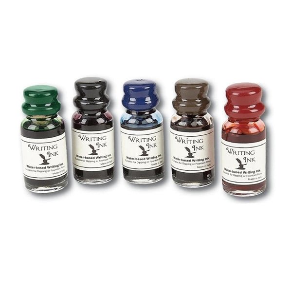 Writing Ink Apothecary Jar with Wax cap All Colors