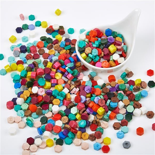 Premium Sealing Wax Beads by the Pound - Multiple Color Choices - Nostalgic Impressions