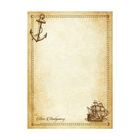 Parchment Stationery Vintage Design Boxed Gift Set -20/10 with Personalization option - Nostalgic Impressions
