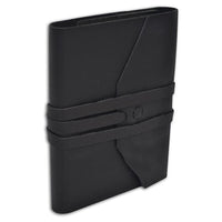 Leather Wrap Journal Italian made- Refillable-Two sizes -128 lined pages - Nostalgic Impressions