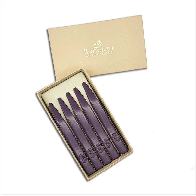 Bortoletti Kings Traditional Scented Sealing Wax Box of 5-Purple - Nostalgic Impressions