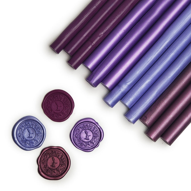 Purple Passion Premium Glue Gun Sealing Wax Assortment -12Pcs. Saver Pack - Nostalgic Impressions
