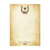 Parchment Stationery Vintage Design Boxed Gift Set -20/10 with Personalization option - Nostalgic Impressions