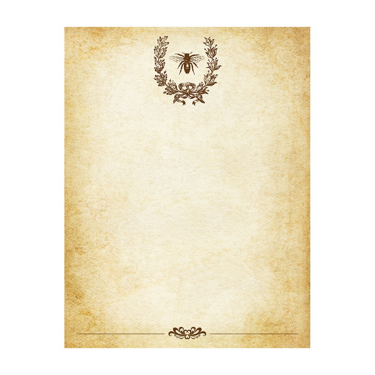 Parchment Stationery Vintage Design Boxed Gift Set -20/10 with Personalization option - Nostalgic Impressions