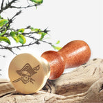 Dragon Skulls & Pirates Wax Seal Stamps with Rosewood Handle - Multiple Design Options - Nostalgic Impressions