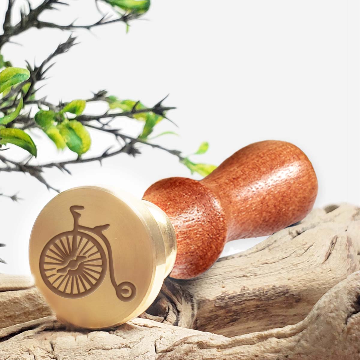 Vintage Art Wax Seal Stamps with Rosewood Handle - Multiple Design Options - Nostalgic Impressions