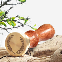 Borders Wax Seal Stamps with Rosewood Handle - Multiple Design Options - Nostalgic Impressions