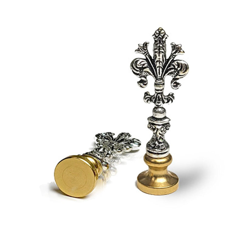Vintage-Style Fleur de Lis Deluxe Handle - 3 1/2" - Nostalgic Impressions