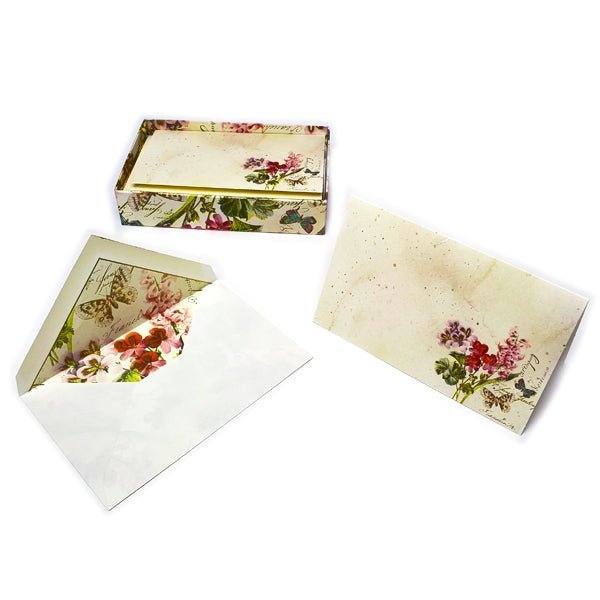 Italian Fold-over Boxed Card Set 10/10 - Romantica - Nostalgic Impressions