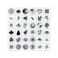 Botanicals Flowers & Trees Wax Seal Stamps with Rosewood Handle - Multiple Design Options - Nostalgic Impressions