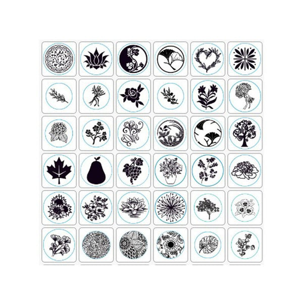 Botanicals Flowers & Trees Wax Seal Stamps with Rosewood Handle - Multiple Design Options - Nostalgic Impressions