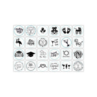 Celebrations Wax Seal Stamps with Rosewood Handle - Multiple Design Options - Nostalgic Impressions