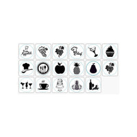 Cuisine Food & Drink Wax Seal Stamps with Rosewood Handle - Multiple Design Options - Nostalgic Impressions