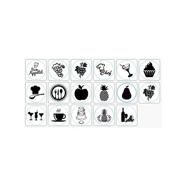 Cuisine Food & Drink Wax Seal Stamps with Rosewood Handle - Multiple Design Options - Nostalgic Impressions