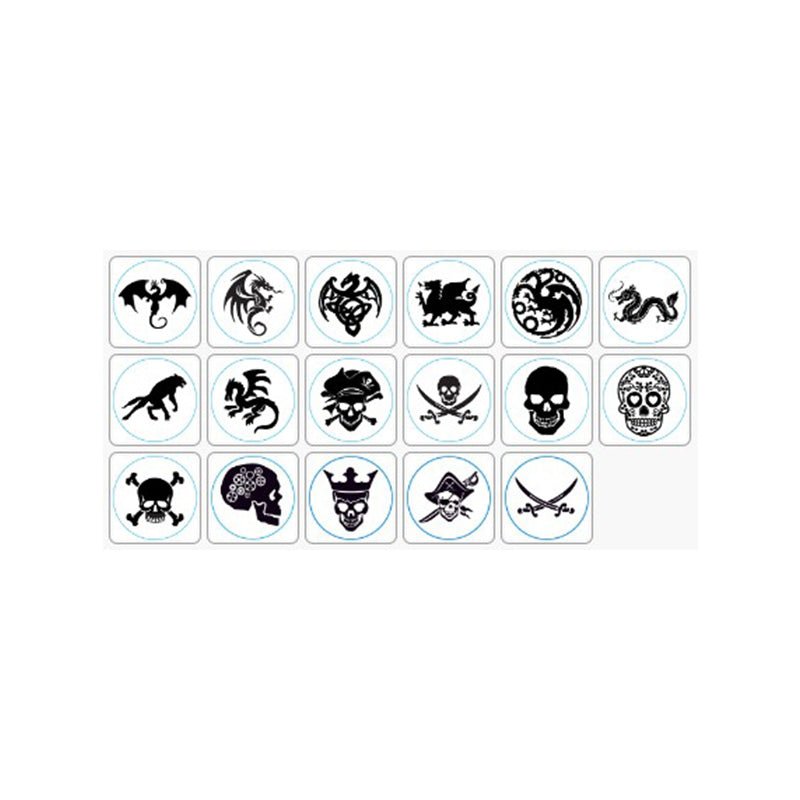 Dragon Skulls & Pirates Wax Seal Stamps with Rosewood Handle - Multiple Design Options - Nostalgic Impressions