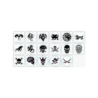 Dragon Skulls & Pirates Wax Seal Stamps with Rosewood Handle - Multiple Design Options - Nostalgic Impressions