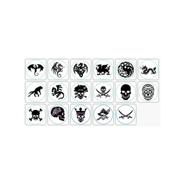 Dragon Skulls & Pirates Wax Seal Stamps with Rosewood Handle - Multiple Design Options - Nostalgic Impressions