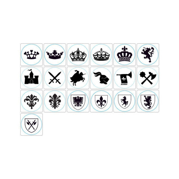 Regal Crowns & Fleurs Wax Seal Stamps with Rosewood Handle - Multiple Design Options - Nostalgic Impressions