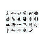 Sea Life & Nautical Wax Seal Stamps with Rosewood Handle - Multiple Design Options - Nostalgic Impressions