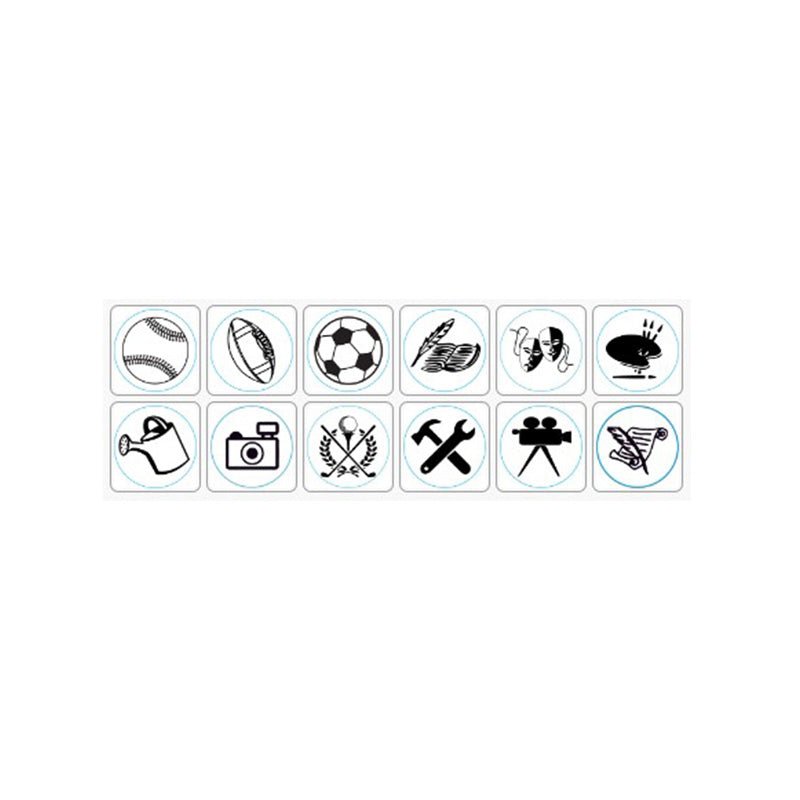 Sports & Hobbies Wax Seal Stamps with Rosewood Handle - Multiple Design Options - Nostalgic Impressions